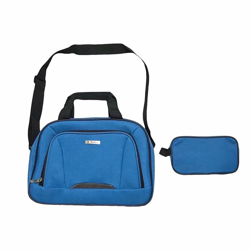 Tag Blue Laptop Brief Case Shoulder Messenger Crossbody Bag